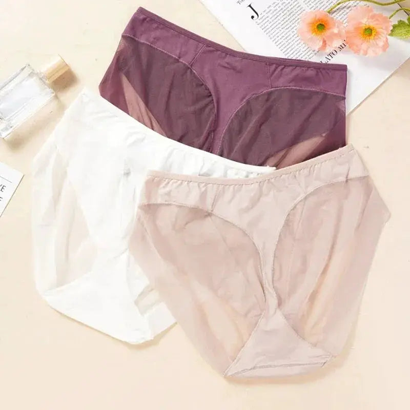 OWEQ Women Seamless Mesh Briefs Butt Lifting Shapewear