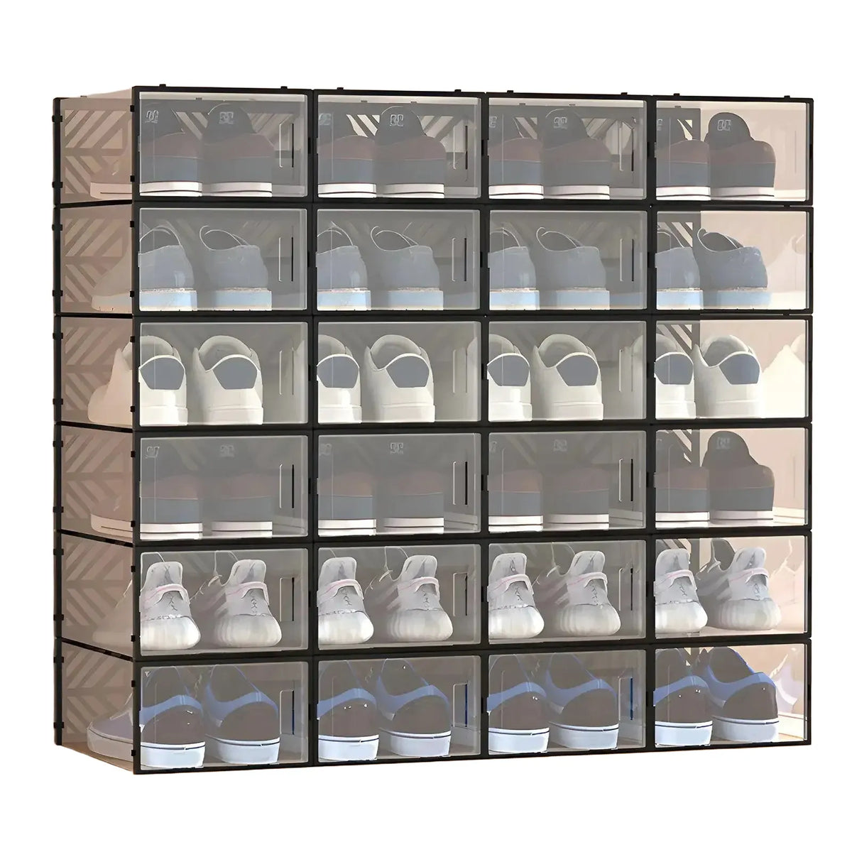 Transparent Shoe Storage Boxes Clear — product view 1
