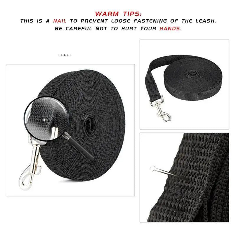 Long Dog Leash With Comfortable Handle For All Sizes