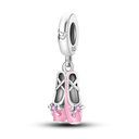 Pink Dance Shoes Charm Bead