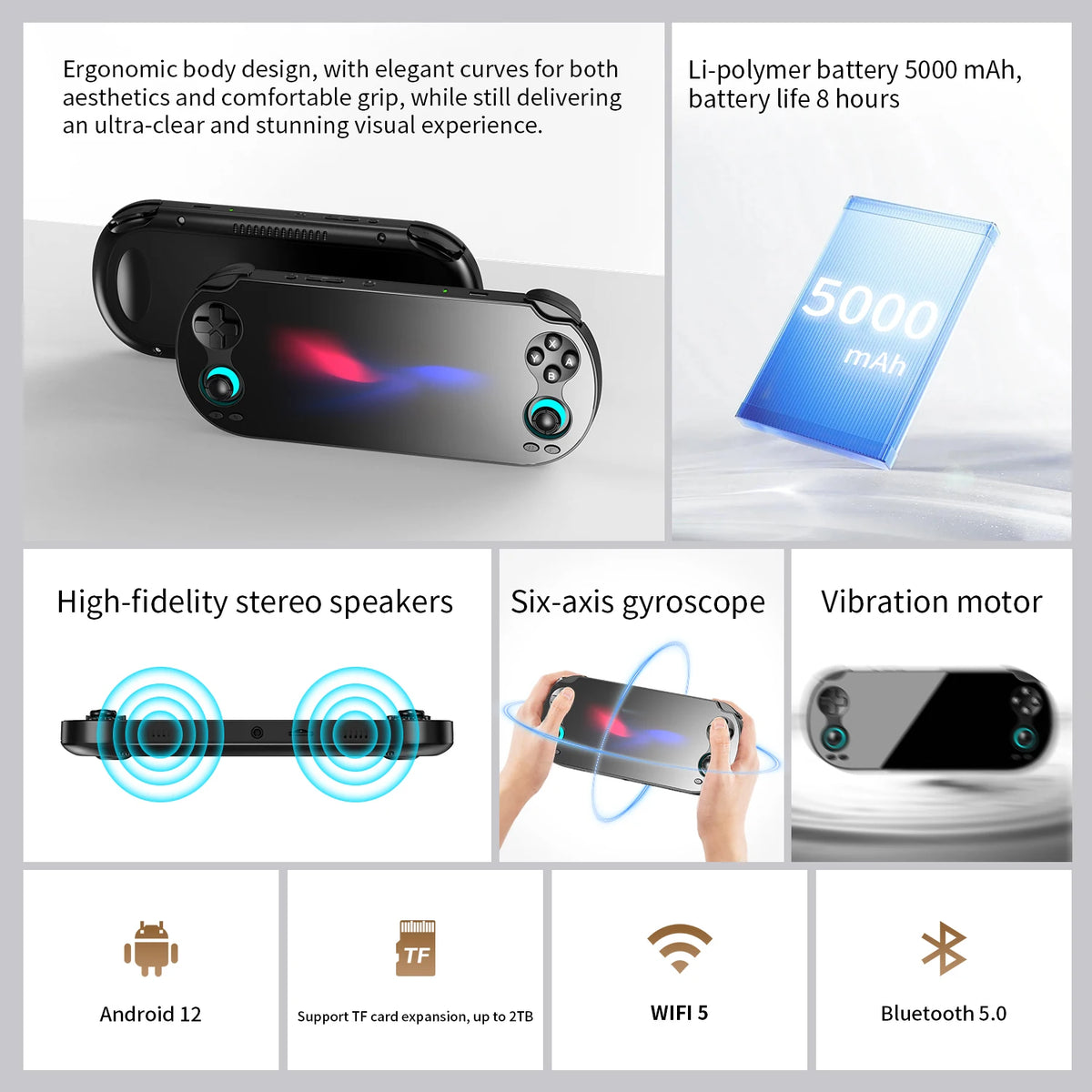 Anbernic RG VITA Retro Handheld Game Console IPS Touch Screen — product view 5