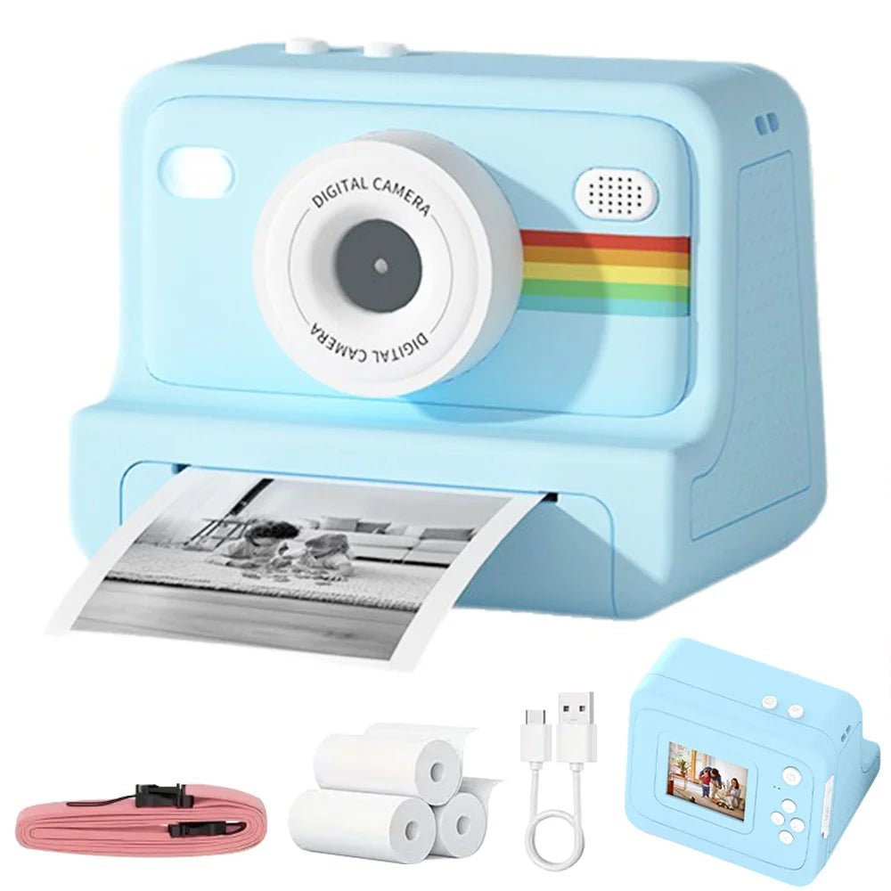 Portable instant digital camera prints
