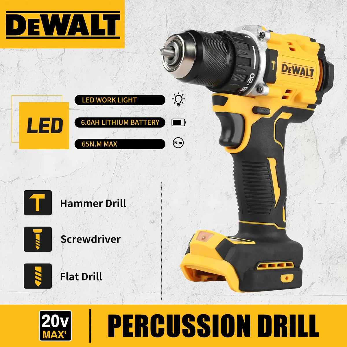Dewalt DCD805 Brushless Impact Driver