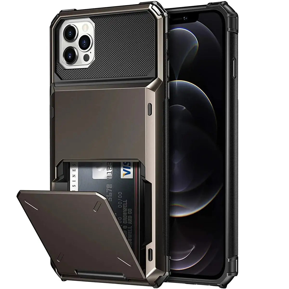 Card Slots Wallet Case For iPhone Pro Max Mini Plus — product view 1