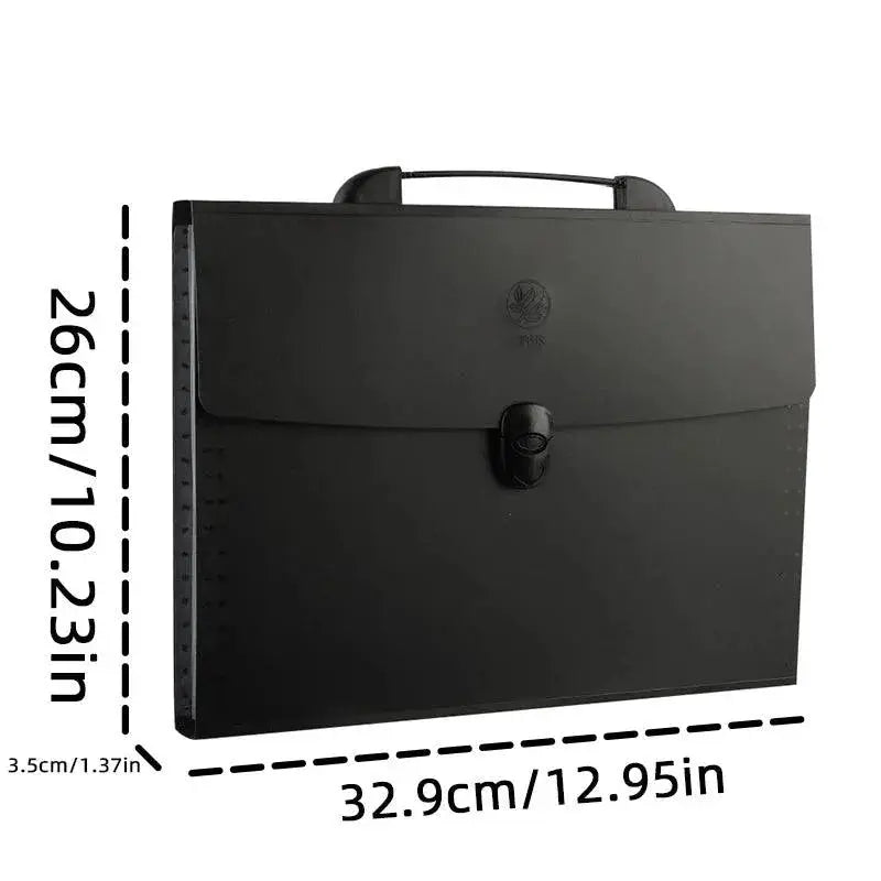 A4 File Folder 13 Layers PP Fashion Storage Bag Organizer