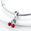 Charm Sterling Silver Bead Pendant