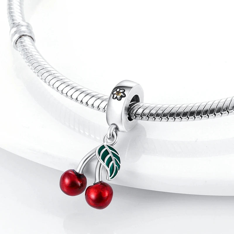 Charm Sterling Silver Bead Pendant
