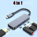 Multi Port USB C Hub - 4K HDMI Fast Charge