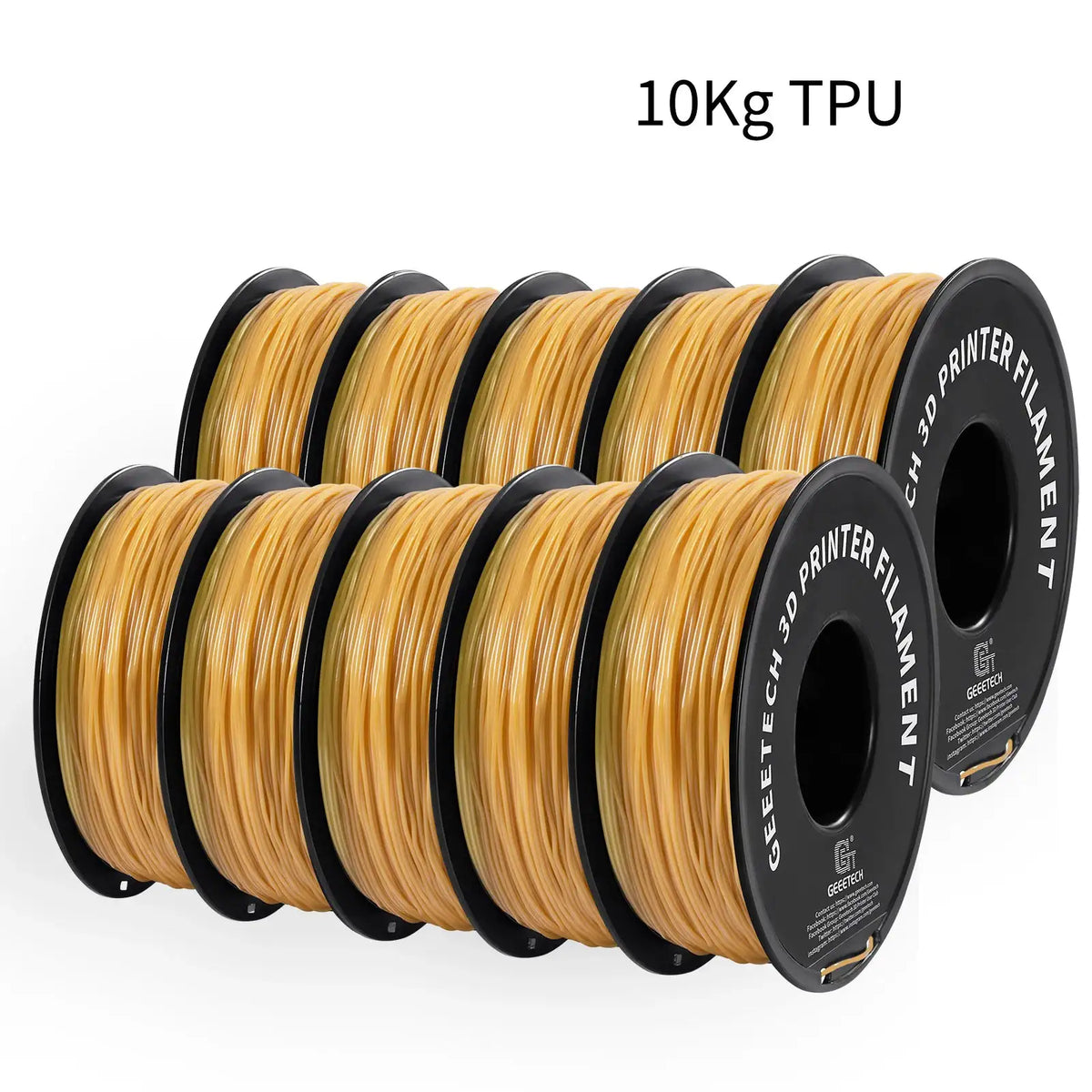 Geeetech Tpu Filament Impact Resistant — Transparent Brown United Kingdom — product view 7