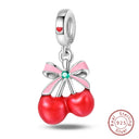 Red Series Charm Beads Sterling