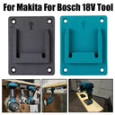 Wall-Mounted Battery Storage Rack for Makita Bosch Milwaukee Tools