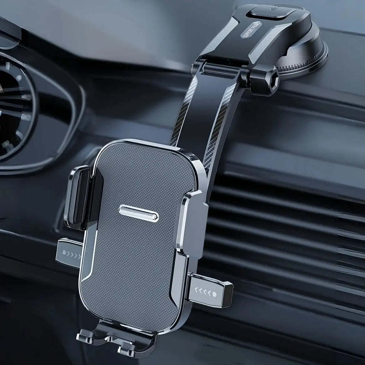 1Pc Car Mobile Phone Holder, Dashboard Installation, 360-Degree Rotatable Adjustment, Equipped with Strong Suction Cup, Non-Slip and High-Stability Mobile Phone Holder, Compatible with All Smartphones
