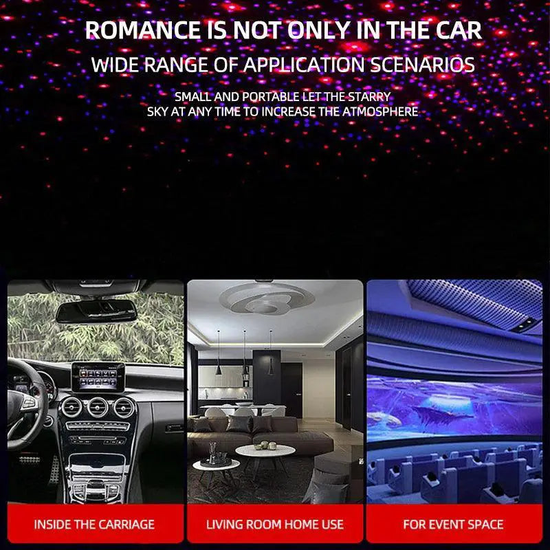 Car Roof Star Light USB LED Interior Night Decor Projector