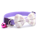 Plaid Print Dog Bow Tie Cute Fashionable Holiday Accessory