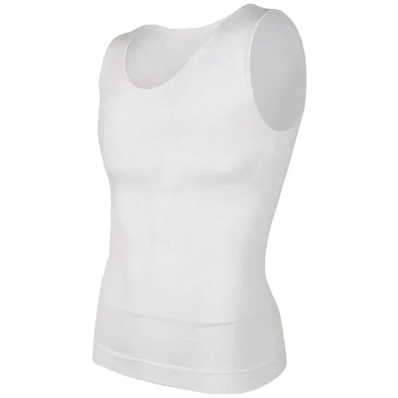 Mens Slimming Compression Vest Tummy Control Body Shaper