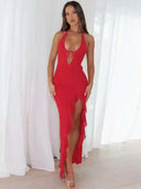 Flattering Backless Midi Dress for Women