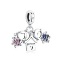 Sterling Silver Charm Family Tree