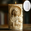 Jesus Easter Egg Rabbit Candle Silicone Mold