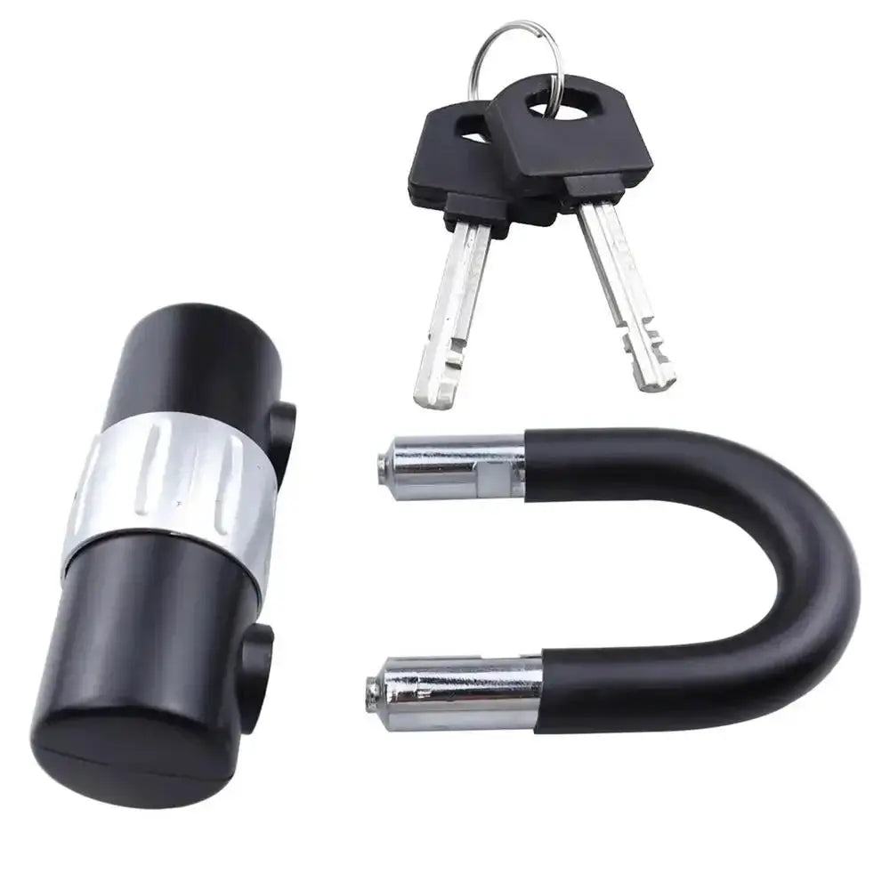 U Lock With Key Anti-Theft Disc Brake Lock For Bikes