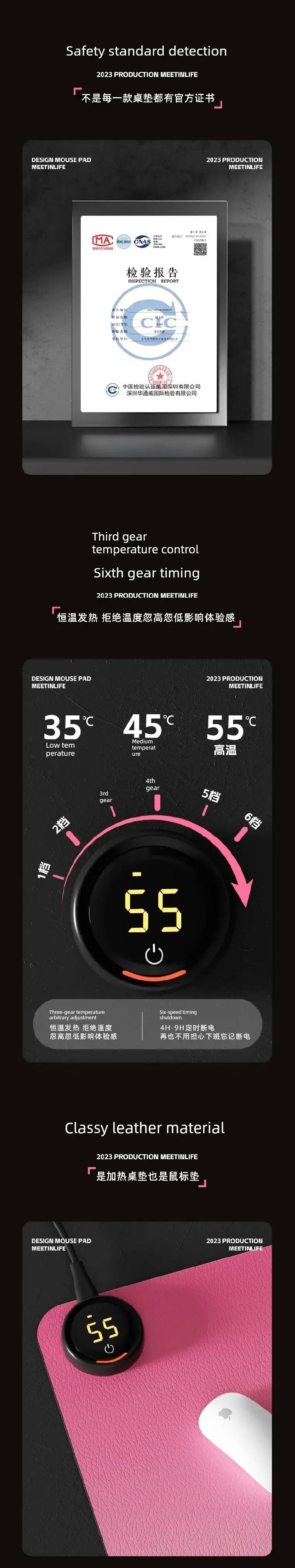 Heated Desk Mat for Gamers in Winter — product view 8