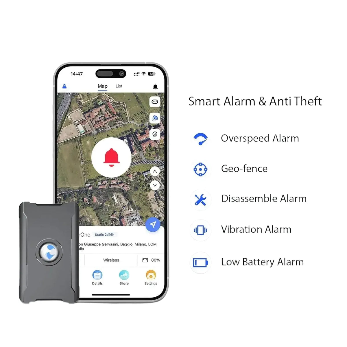 GPS Tracker Real Time Backup Battery — product view 1