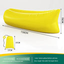 Inflatable Sofa Outdoor Camping Bean Bag Air Bed Portable