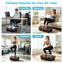 Smart Vibration Plate Exercise Machine With LED Light Strip Deep