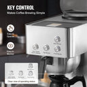 SucceBuy Commercial Drip Coffee Maker with Glass Carafes Decanter Warmer