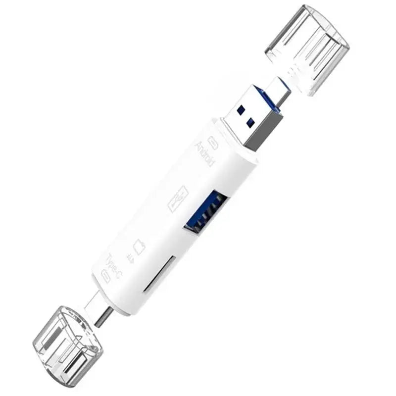 New 5 in 1 Multifunction USB 2.0 Type C USB Micro USB SD TF Memory Card Reader for Android Computer Dock OTG Type C Adapter