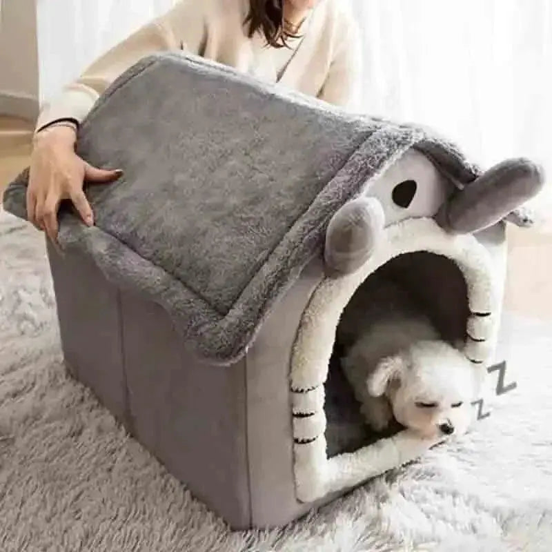 Warm Cozy Pet Bed Tent Kennel For All Sized Pets Indoors