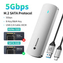 Yottamaster M.2 Enclosure - Dual Protocol USB C
