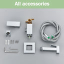 Rozin Chrome Bathroom Bidet Faucet High Pressure Mixer Crane