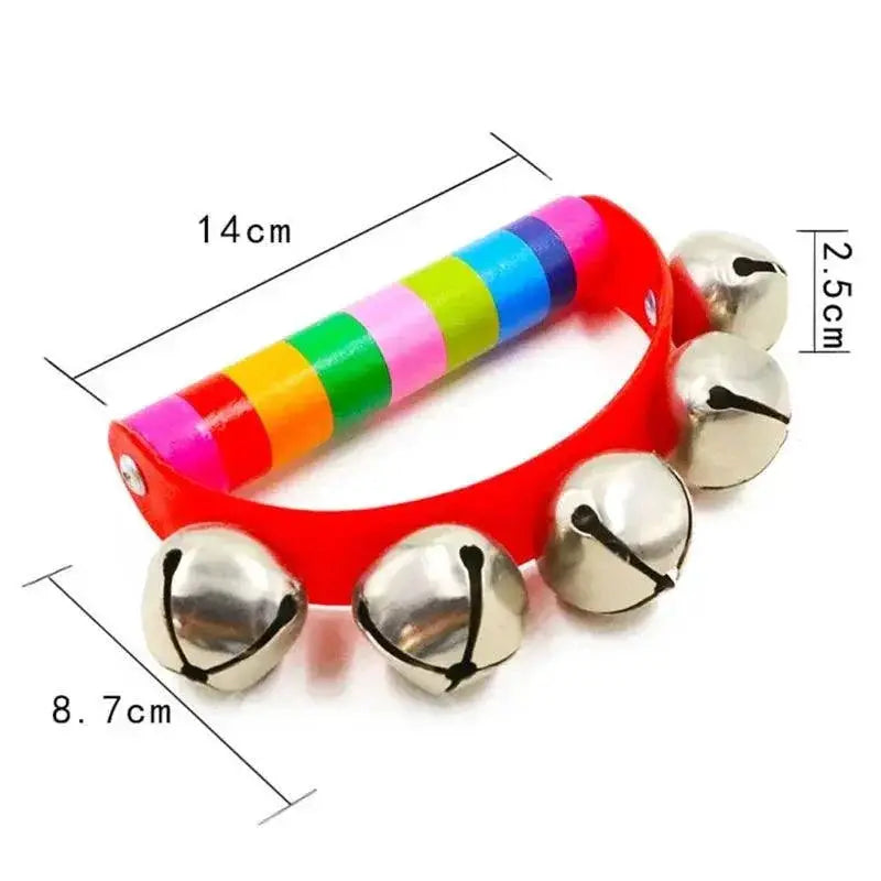 Orff Musical Instruments Wooden Semicircle Hand Bells