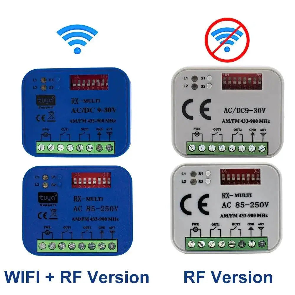 Smart WiFi Garage Door Opener Receiver For Home Automation
