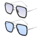 Steampunk Square Metal Frame Sunglasses