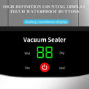 Portable Vacuum Sealer - Rechargeable Countdown