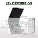 Miyo Mini Flip Retro Game Console
