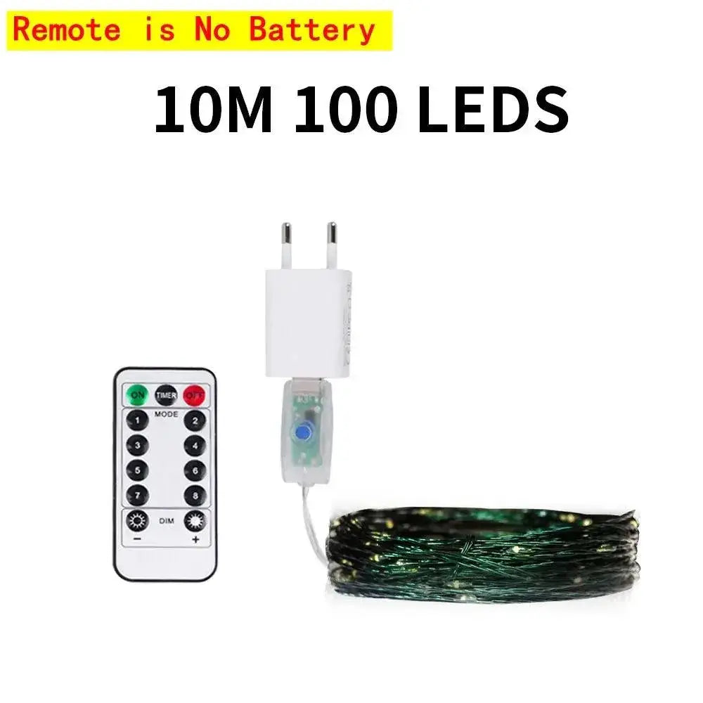 Enchanting Waterproof LED Fairy Lights Christmas Weddings