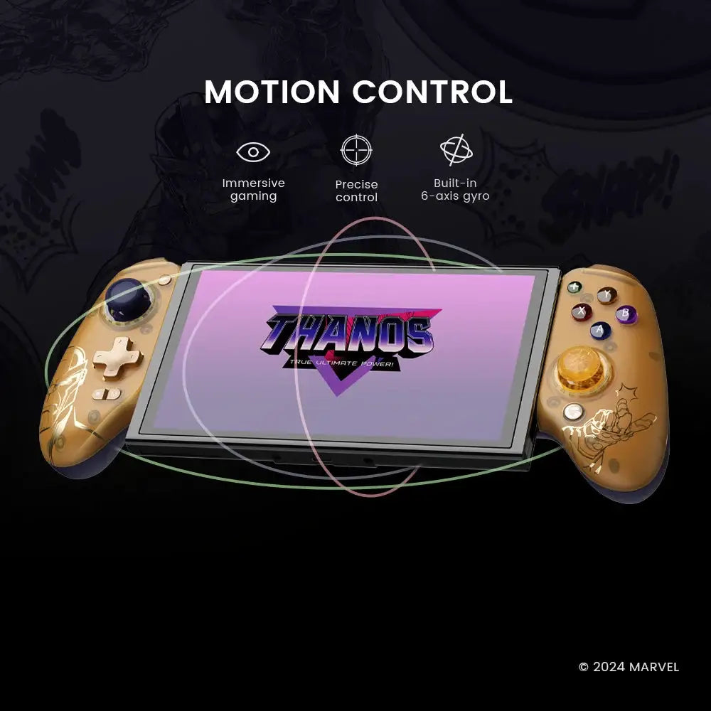 GameSir G8 Plus Bluetooth Mobile Controller — Hulk & Thanos Marvel Limited Edition, Hall Effect Joysticks Anti-Drift for Switch 2 / iPhone / Android / Tablet / PC