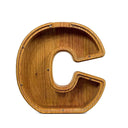 English Alphabet Wooden Piggy Bank Educational Savings Box