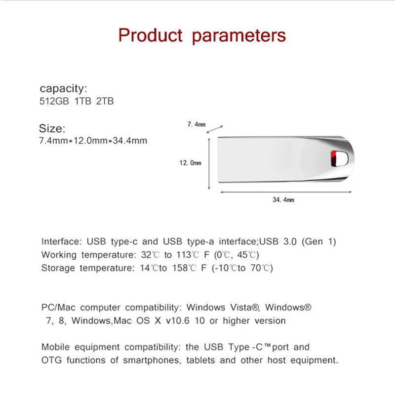 USB Flash Drive for Storage