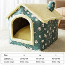 Foldable Winter Warm Cat Bed for Small Medium Pets Cozy Nest