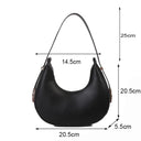 Underarm Tote Bags for Women Luxury Half Moon Hobo Bag
