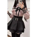 Elegant Gothic Lace Dress for Women Gala