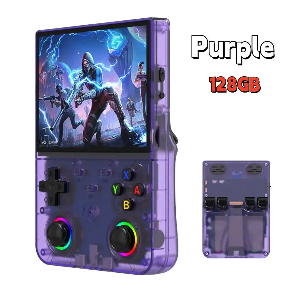 R36 Ultra X Retro Handheld Game Player WiFi Open Source Linux System 4.5" IPS Screen Hall Effect Emulator Wireless Gamepad Gift