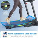 Compact Incline Walking Pad Treadmill 4 Percent Slope Under Desk