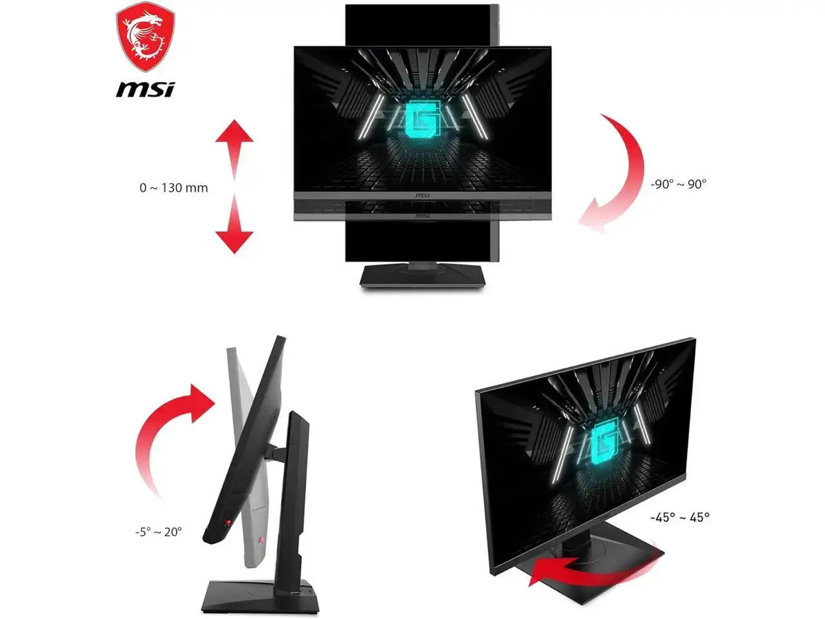 MSI 27" QHD 2K 1440P 170HZ Rapid IPS with AMD FreeSync Premium & Nvidia G-Sync Compatible 1ms USB-C Quantum Dot Gaming Computer Monitor with Height Adjustable, Pivot, Swivel & Tilt Stand G274QPF