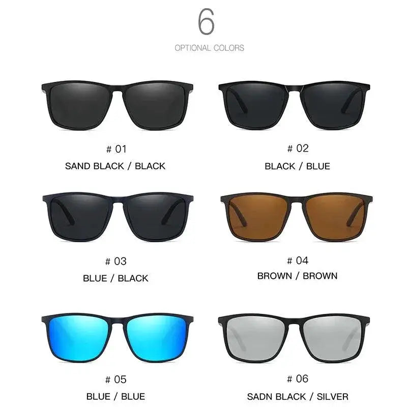 Unisex TR90 Polarized Sunglasses UV400 Protection Lens