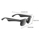 Smart Glasses with Wireless HIFI Headphones, Dual Speaker, Touch