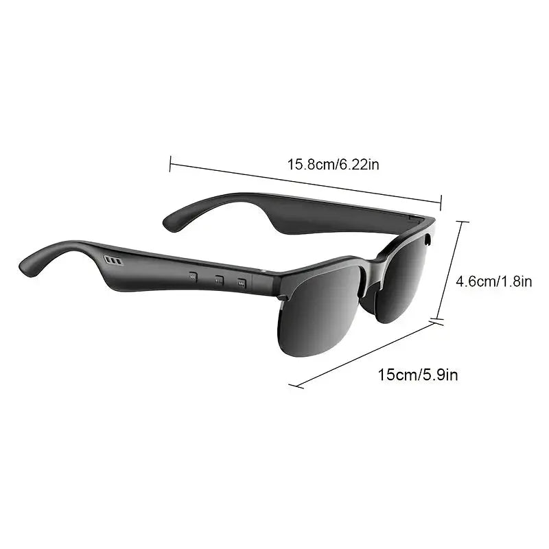 Smart Glasses with Wireless HIFI Headphones, Dual Speaker, Touch — product view 8